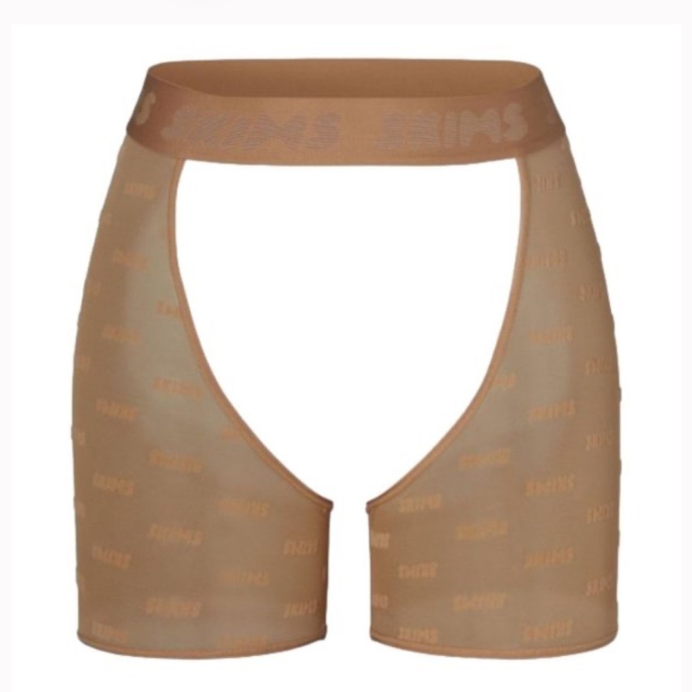 SKIMS NWT AFTER HOURS OPEN SHORT 4X OCHRE